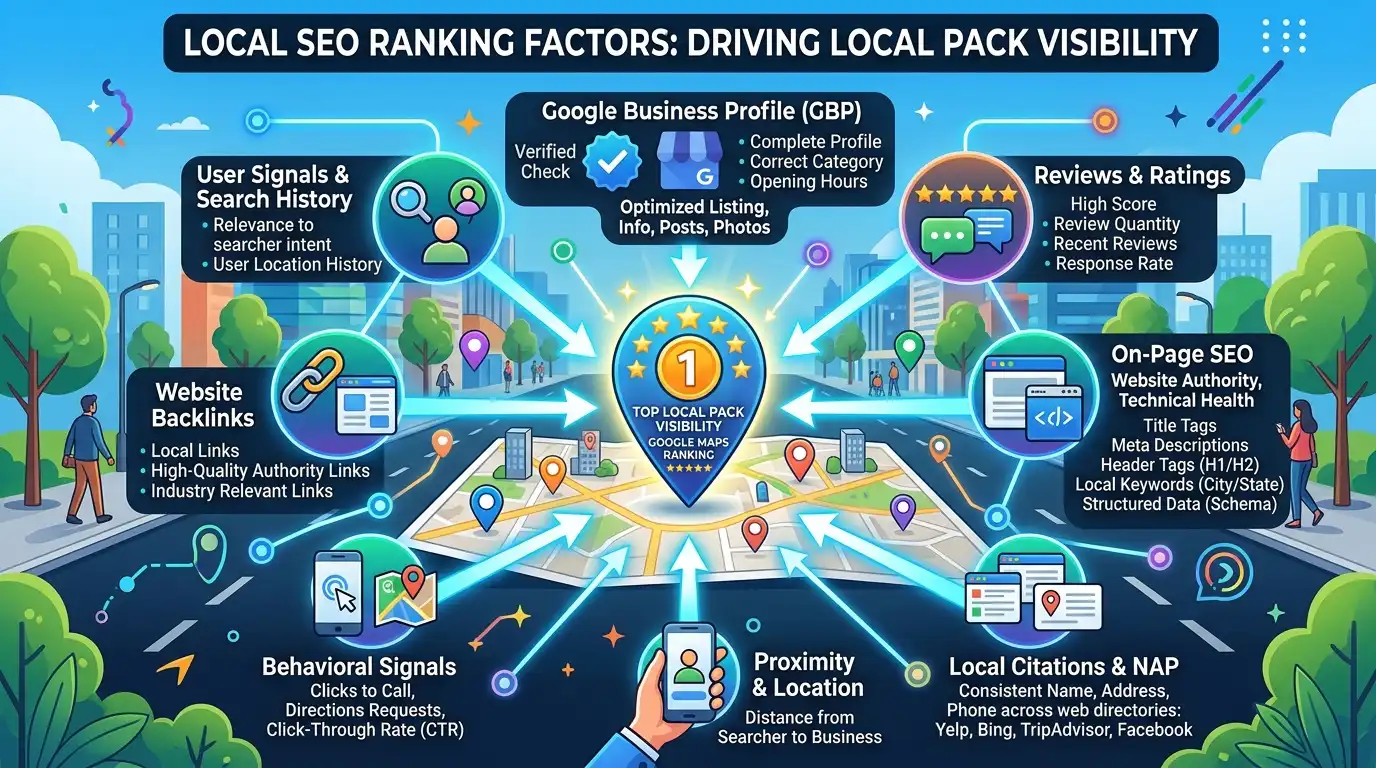 Local SEO Ranking Factors – What Are They? The Signals That Decide Who Shows Up First