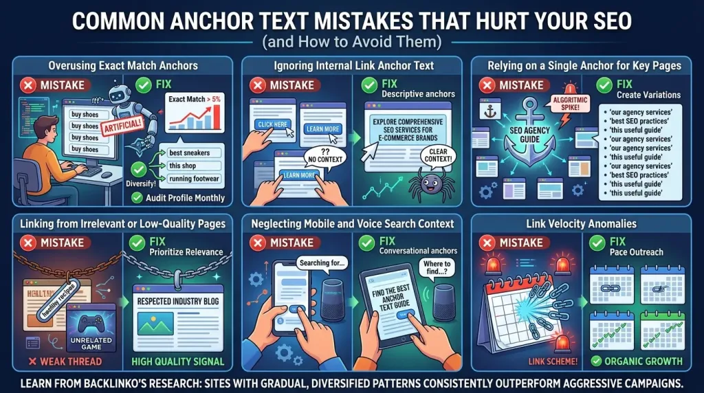 Common Anchor Text Mistakes That Hurt Your SEO (and How to Avoid Them)