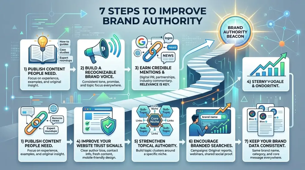 How to improve brand authority step by step