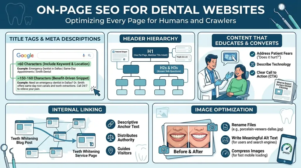 On Page SEO for Dental Websites