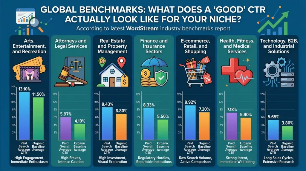 Global Benchmarks: What Does a "Good" CTR Actually Look Like for Your Niche?