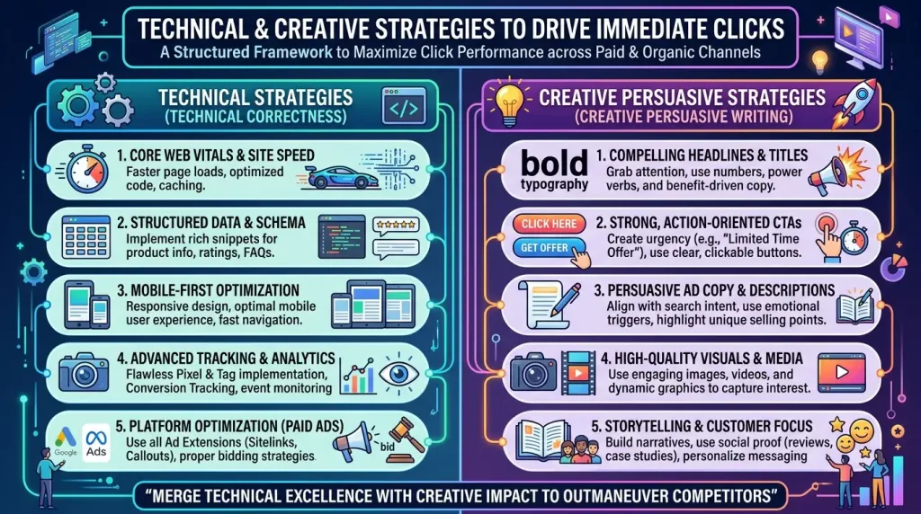 Technical and Creative Strategies to Drive Immediate Clicks