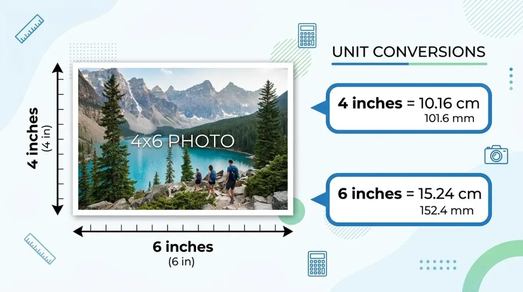 What Is the Actual Size of a 4x6 Photo?