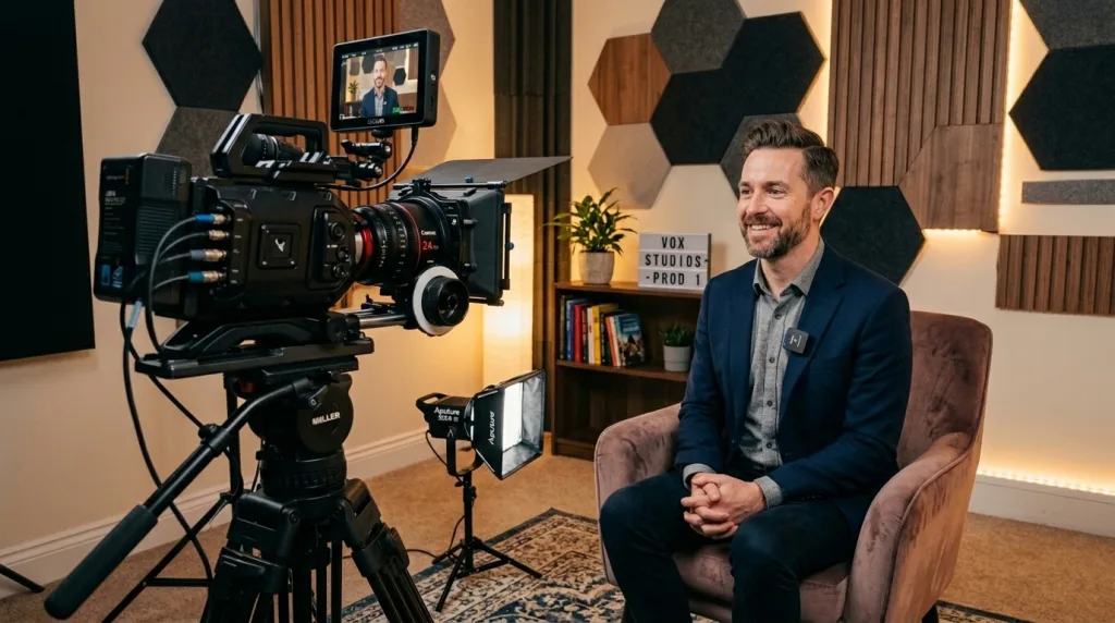 Proper wireless lavalier microphone placement on set to prevent ambient sound and background noise.